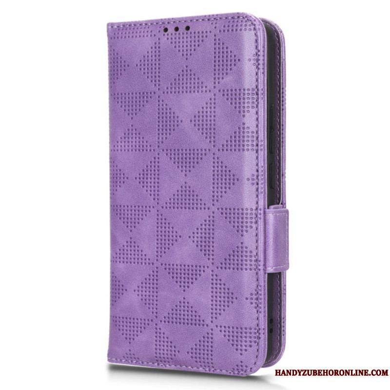 Housse Xiaomi 13 Triangles avec Lanière