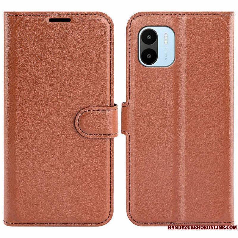 Housse Xiaomi Redmi A1 Classique Effet Cuir Litchi