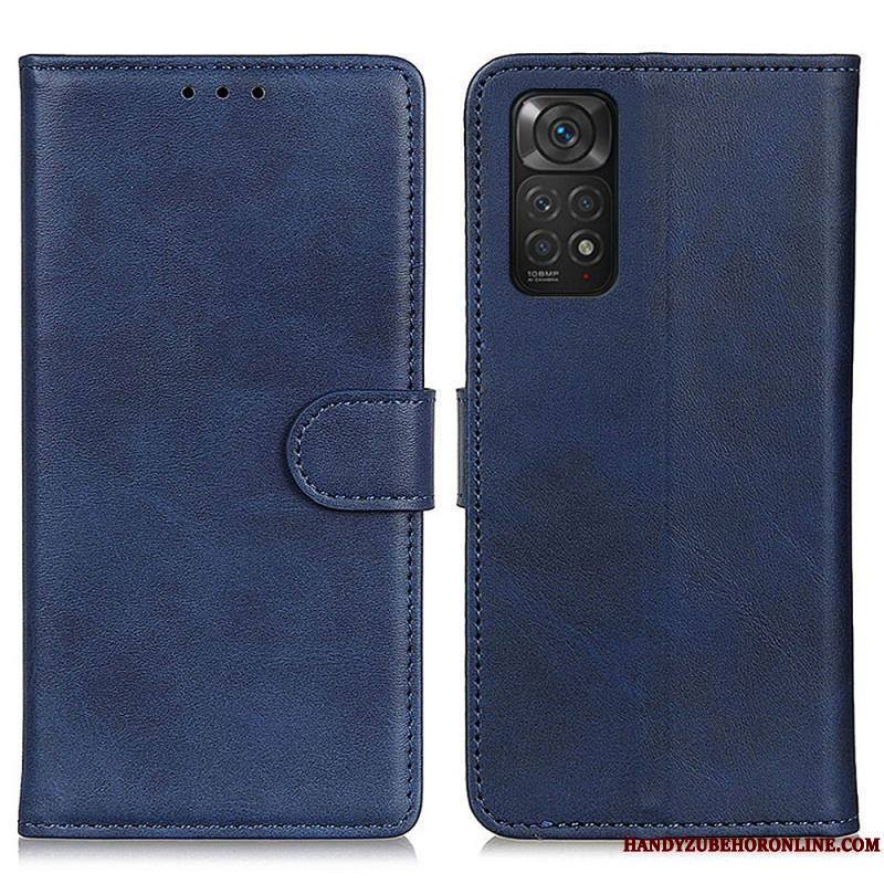 Housse Xiaomi Redmi Note 11 / 11s Effet Cuir Mat Rétro