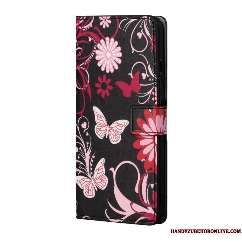 Housse Xiaomi Redmi Note 11 / 11s Papillons et Fleurs