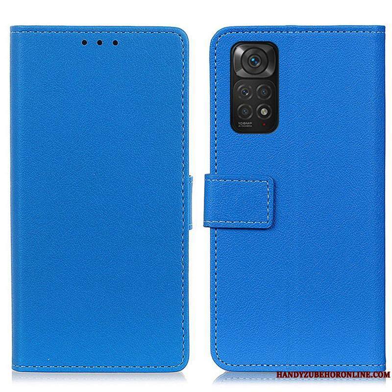 Housse Xiaomi Redmi Note 11 / 11s Simili Cuir Litchi Premium