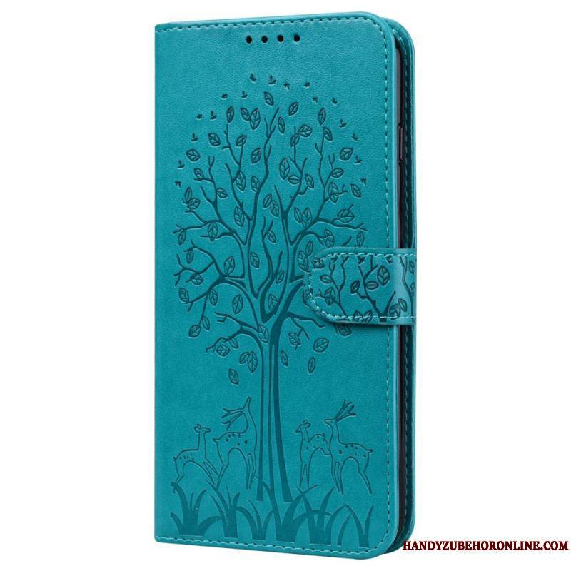 Housse Xiaomi Redmi Note 11 Pro / Note 11 Pro 5G Arbre et Cerfs