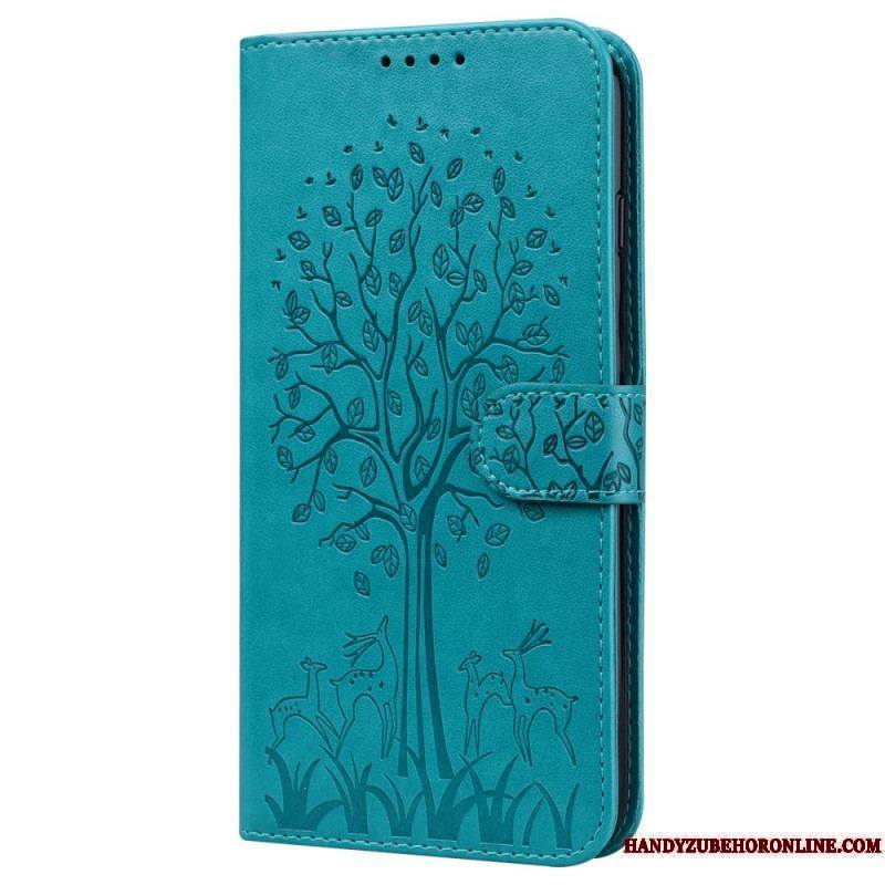 Housse Xiaomi Redmi Note 11 Pro / Note 11 Pro 5G Arbre et Cerfs