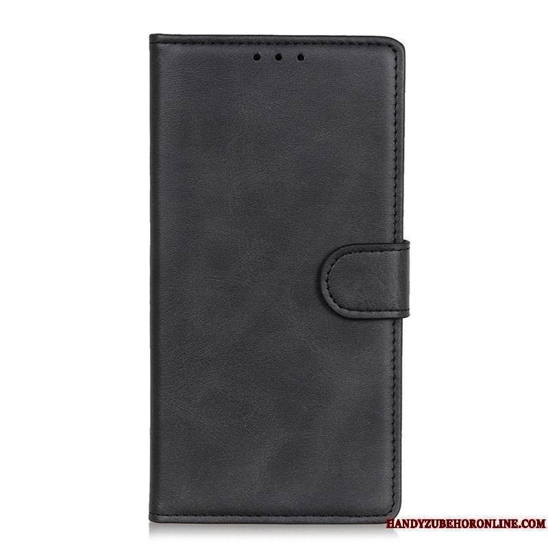 Housse Xiaomi Redmi Note 11 Pro / Note 11 Pro 5G Effet Cuir Mat Rétro