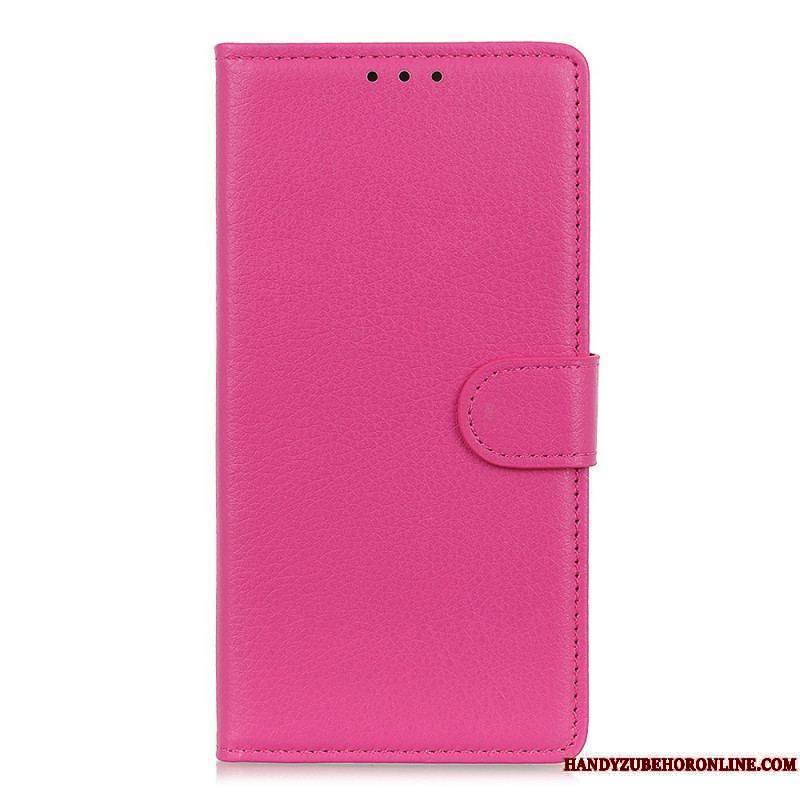 Housse Xiaomi Redmi Note 11 Pro / Note 11 Pro 5G Simili Cuir Litchi Traditionnel