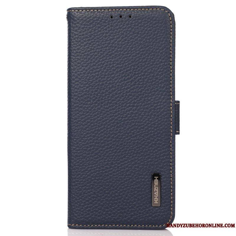 Housse Xiaomi Redmi Note 12 4G Cuir Litchi KHAZNEH RFID