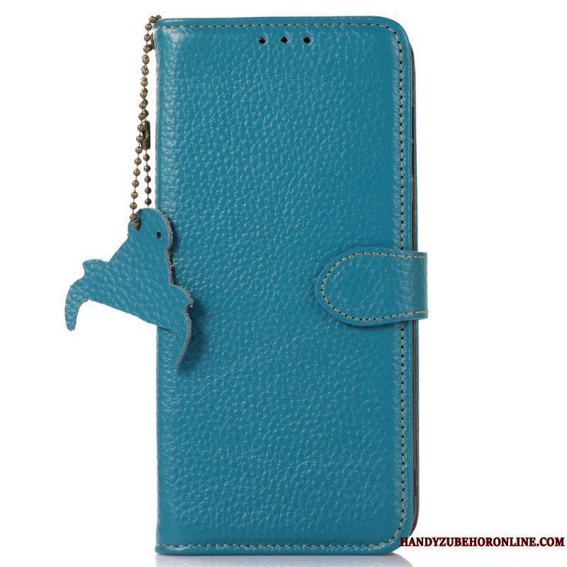 Housse Xiaomi Redmi Note 12 4G Véritable Cuir RFID