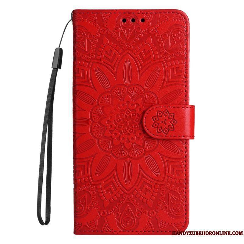 Housse Xiaomi Redmi Note 12 Pro Plus Déco Mandala à Lanière