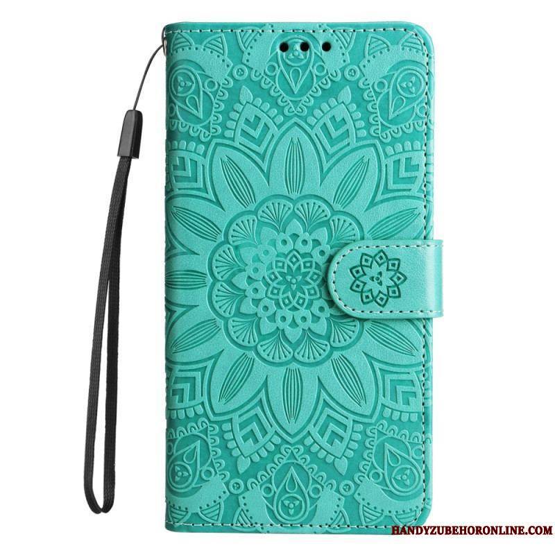 Housse Xiaomi Redmi Note 12 Pro Plus Déco Mandala à Lanière