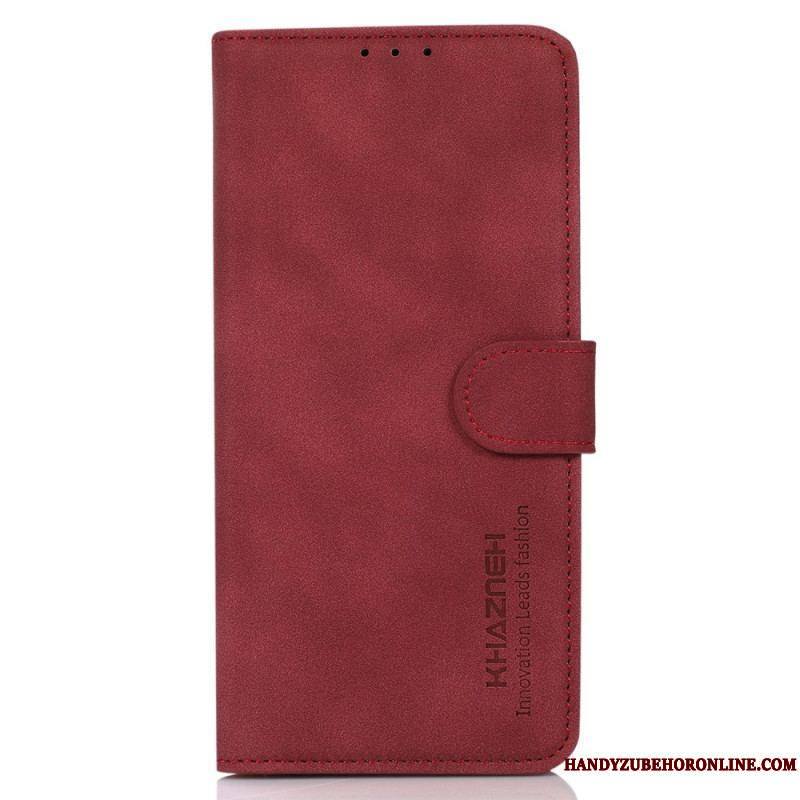 Housse Xiaomi Redmi Note 12 Pro Plus Effet Cuir Fashion KHAZNEH