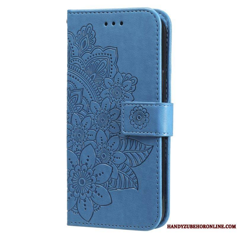 Housse Xiaomi Redmi Note 12 Pro Plus Fleur Mandala à Lanière