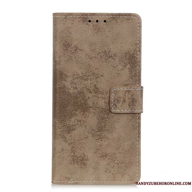 Housse iPhone 13 Mini Effet Cuir Vintage