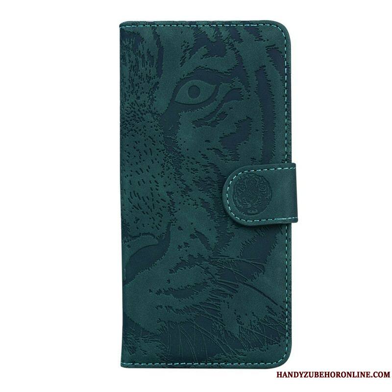 Housse iPhone 13 Mini Empreinte Face de Tigre