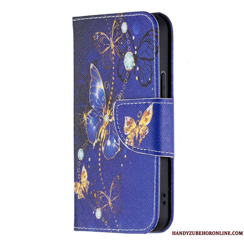 Housse iPhone 13 Mini Papillons Rois