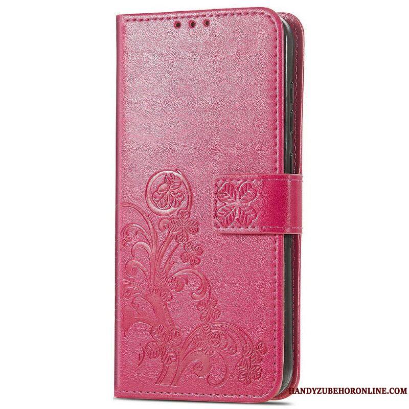 Housse iPhone 13 Mini Papillons et Fleurs à Lanière