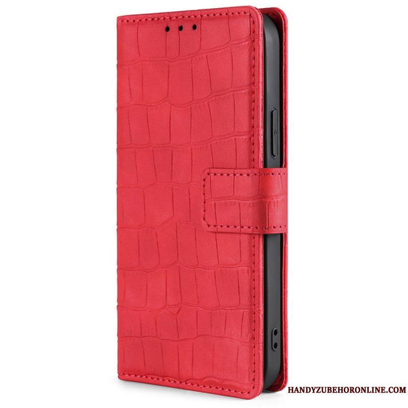 Housse iPhone 14 Crocodile