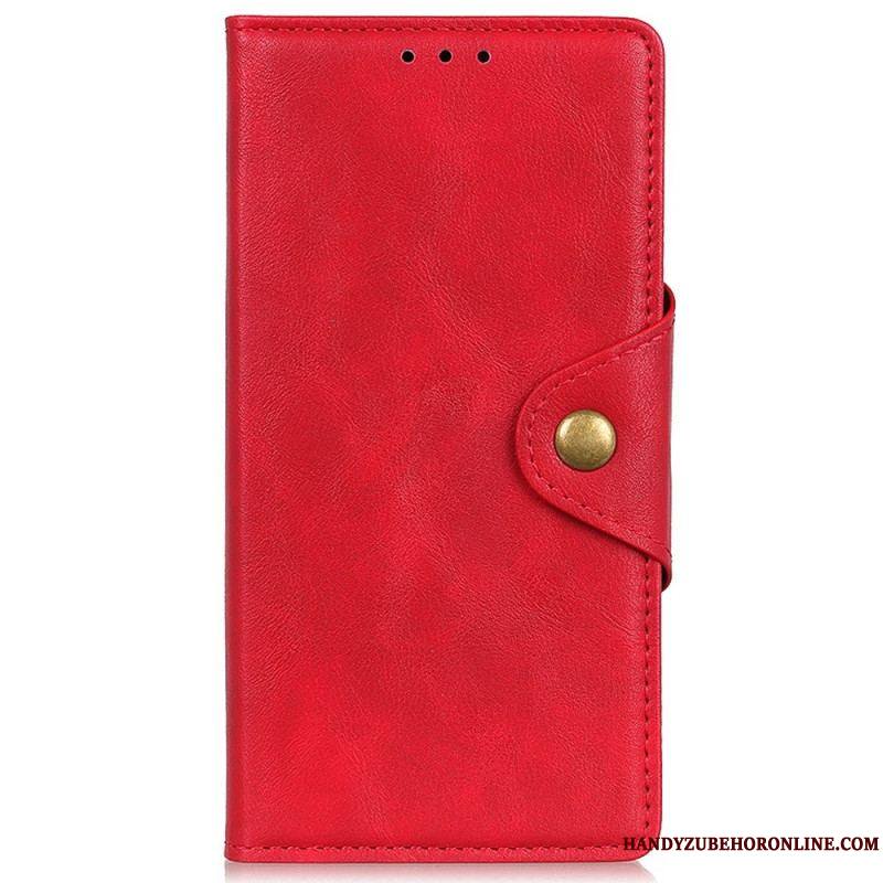 Housse iPhone 14 Fermoir Bouton Magnétique