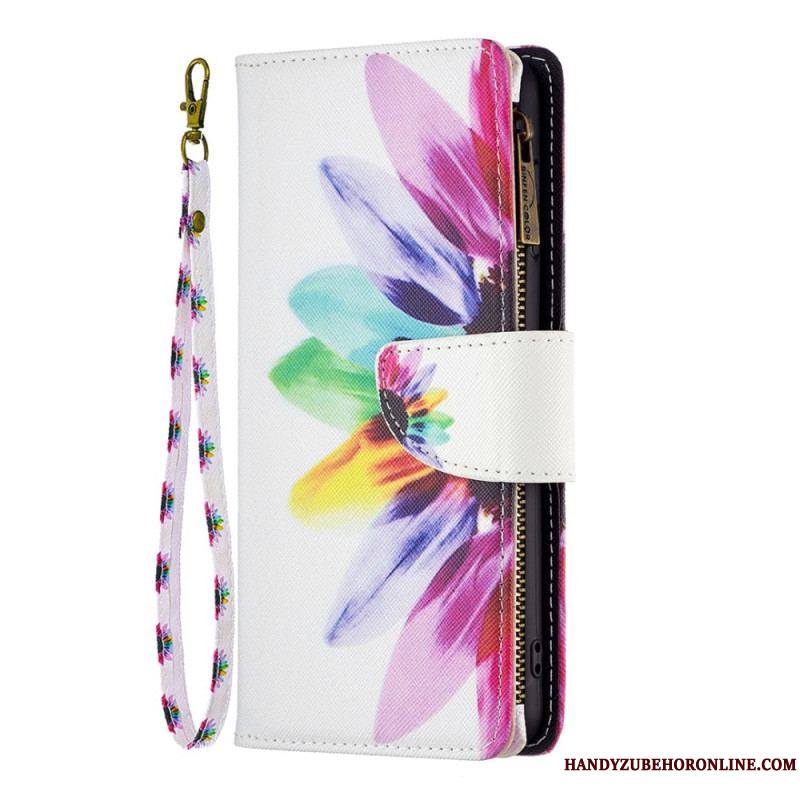 Housse iPhone 14 Pro Portefeuille Fleur