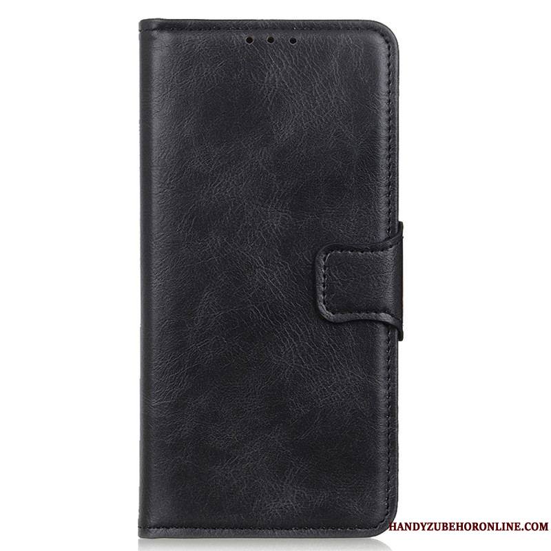 Housse iPhone 14 Pro Style Cuir Fermoir Réversible