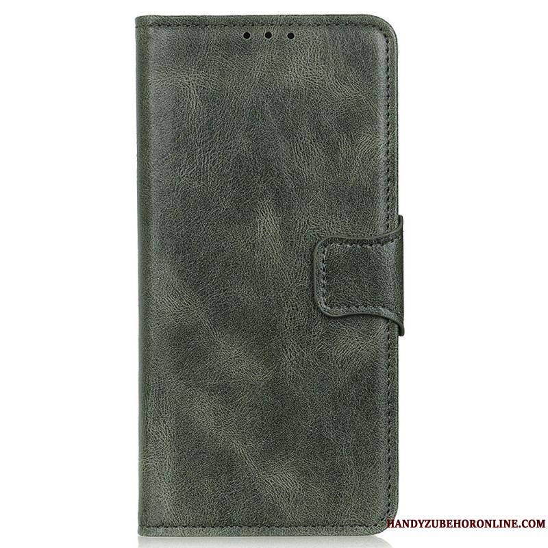 Housse iPhone 14 Pro Style Cuir Fermoir Réversible