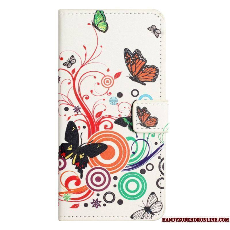 Housse iPhone 15 Plus Beaux Papillons