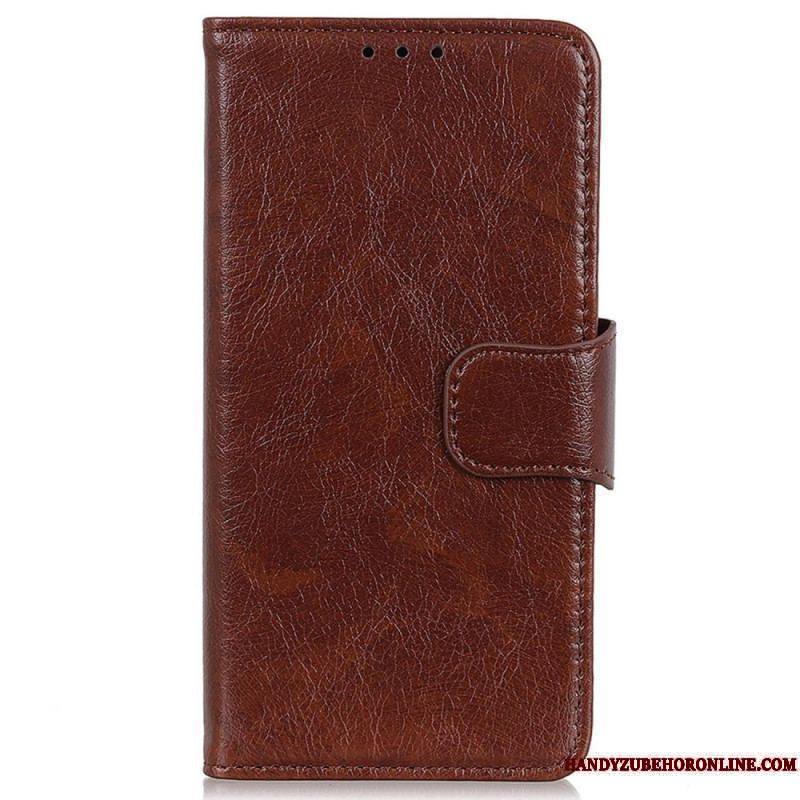 Housse iPhone 15 Plus Cuir Nappa Fendu