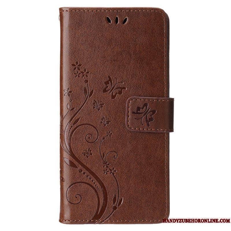 Housse iPhone 15 Plus Fleurs et Papillons