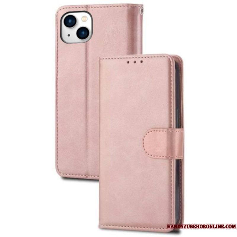 Housse iPhone 15 Plus Simili Cuir Sobre