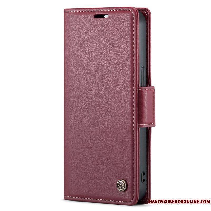 Housse iPhone 15 Plus Style Cuir CASEME