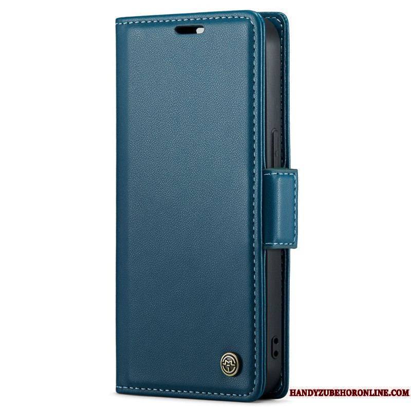 Housse iPhone 15 Plus Style Cuir CASEME