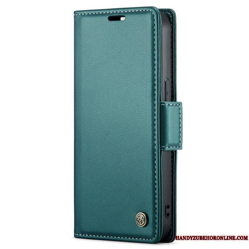 Housse iPhone 15 Style Cuir CASEME