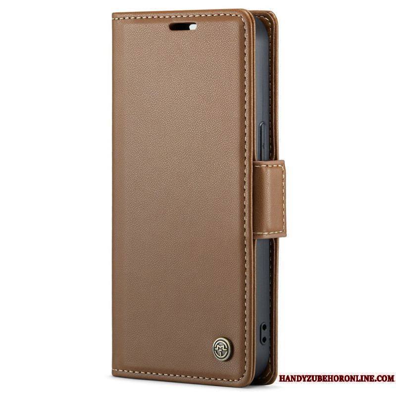 Housse iPhone 15 Style Cuir CASEME