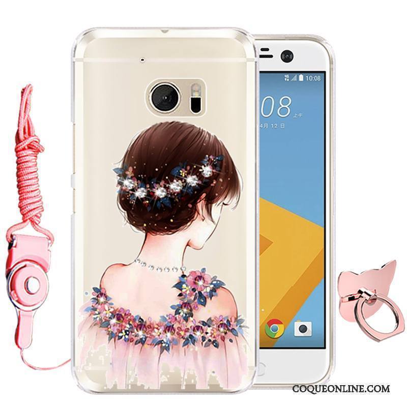 Htc 10 Violet Dessin Animé Silicone Étui Téléphone Portable Protection Coque De Téléphone