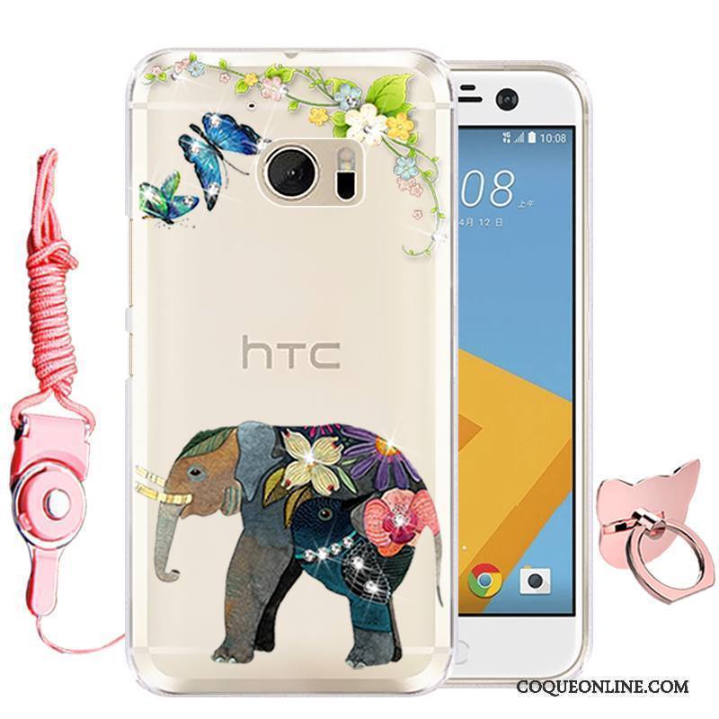 Htc 10 Violet Dessin Animé Silicone Étui Téléphone Portable Protection Coque De Téléphone