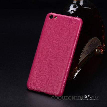 Htc Desire 10 Lifestyle Coque De Téléphone Business Difficile Cuir Véritable Violet Luxe Modèle Fleurie