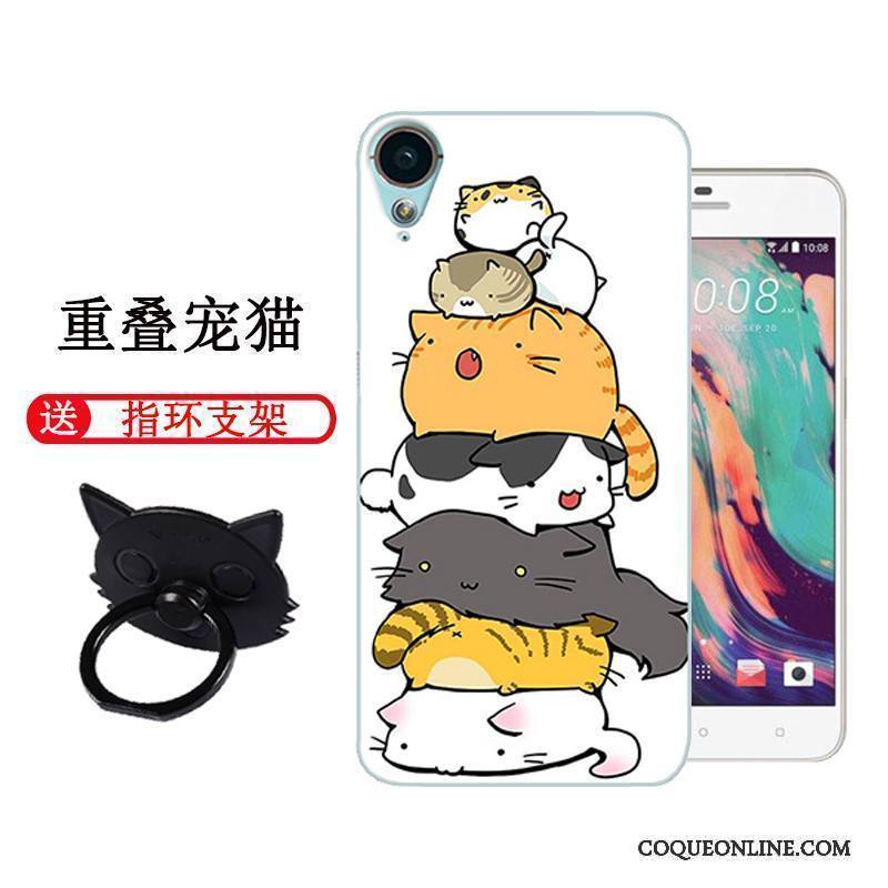 Htc Desire 10 Lifestyle Coque De Téléphone Difficile Étui Protection Dessin Animé Noir Personnalité