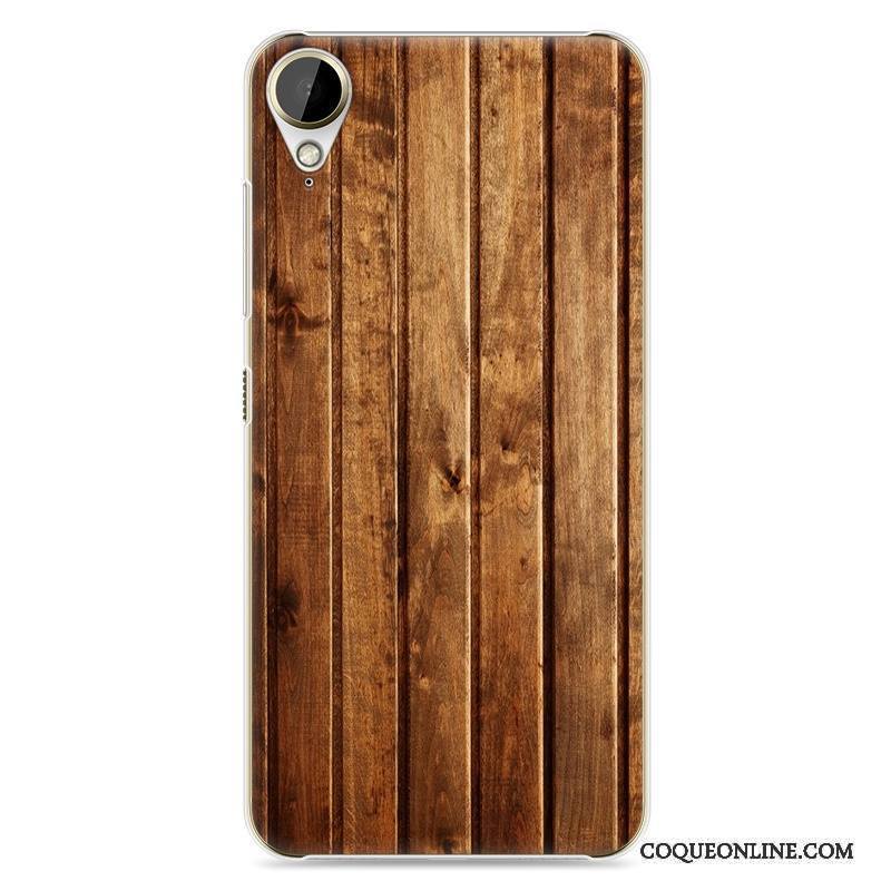 Htc Desire 10 Lifestyle Coque Difficile Simple De Téléphone Grain De Bois Étui Téléphone Portable