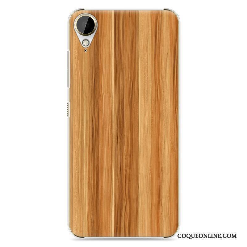 Htc Desire 10 Lifestyle Coque Difficile Simple De Téléphone Grain De Bois Étui Téléphone Portable