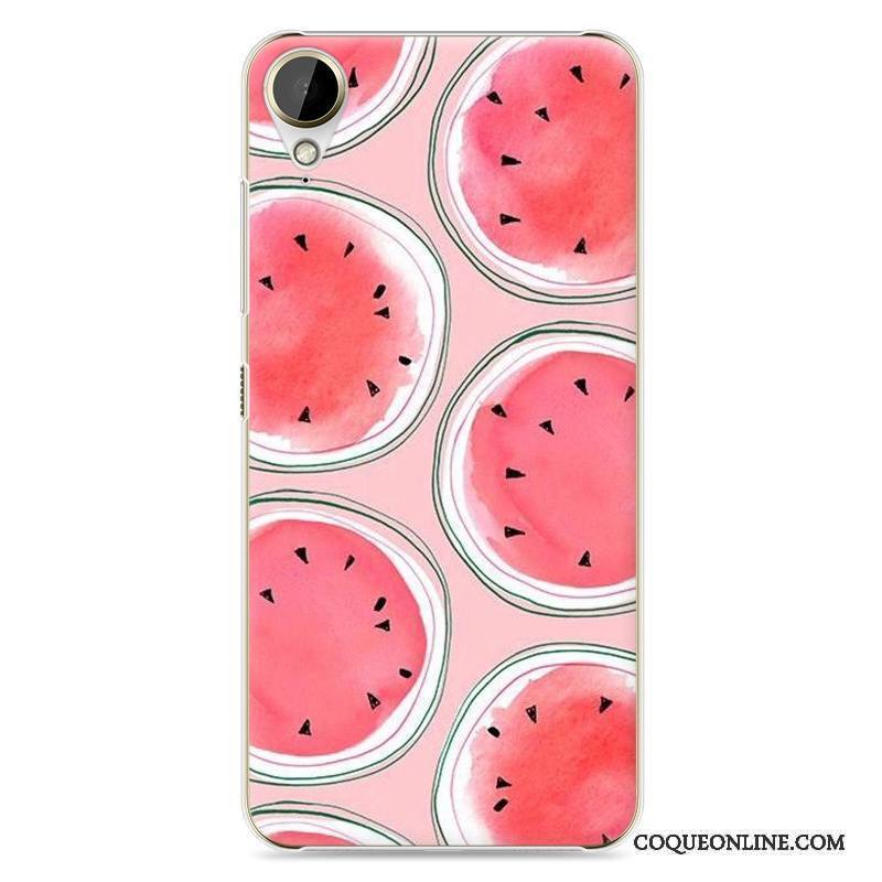 Htc Desire 10 Lifestyle Peinture Coque Dessin Animé Protection Difficile De Téléphone Rose