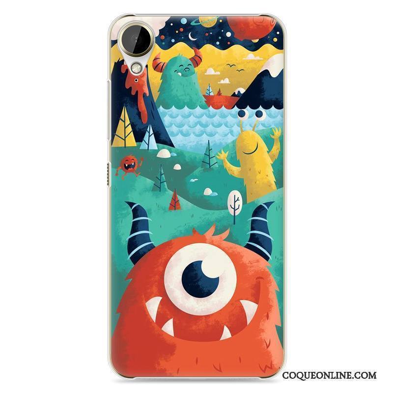 Htc Desire 10 Lifestyle Protection Étui Peinture Bleu Difficile Coque De Téléphone Dessin Animé