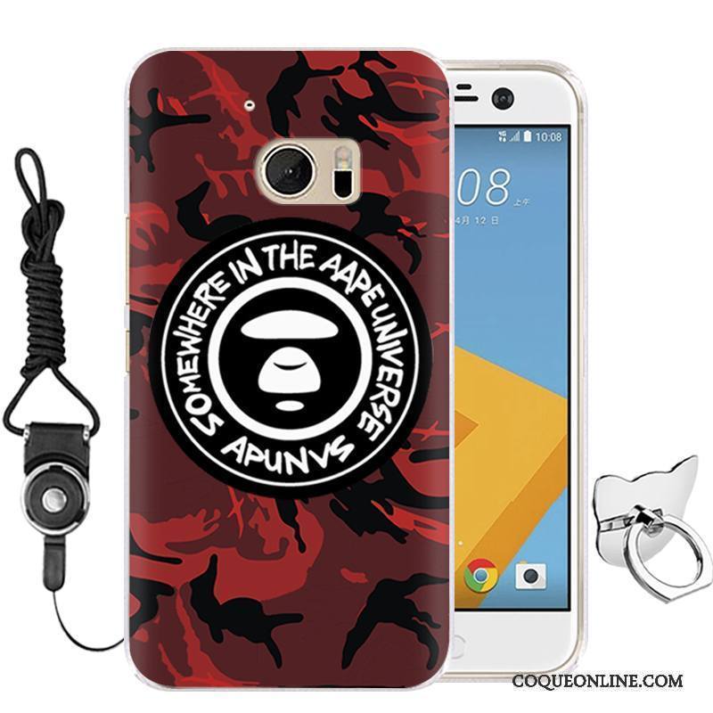 Htc Desire 10 Lifestyle Silicone Étui Téléphone Portable Rouge Dessin Animé Coque De Téléphone