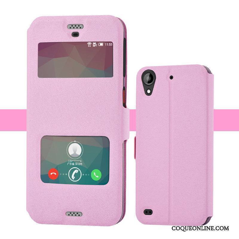 Htc Desire 530 Coque Fluide Doux Rose Protection Étui De Téléphone Incassable