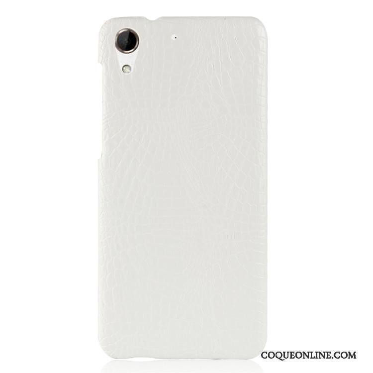 Htc Desire 728 Coque De Téléphone Étui Protection Difficile Crocodile Modèle Vintage