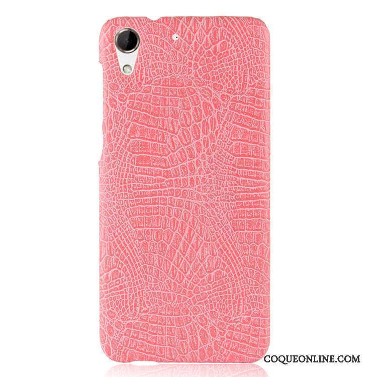 Htc Desire 728 Coque De Téléphone Étui Protection Difficile Crocodile Modèle Vintage