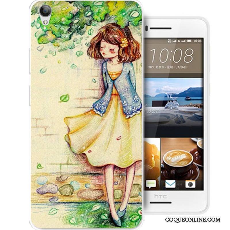 Htc Desire 728 Incassable Étui Fluide Doux Coque De Téléphone Silicone Tout Compris Rose