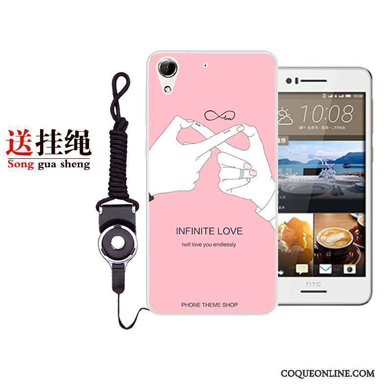 Htc Desire 728 Rouge Téléphone Portable Tout Compris Étui Rose Coque Art