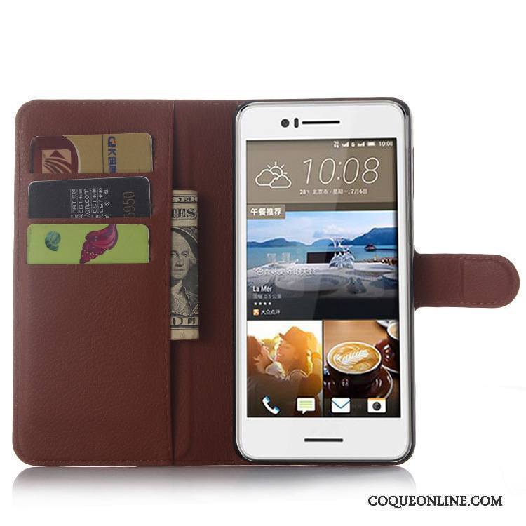 Htc Desire 728 Étui Téléphone Portable Protection Étui En Cuir Support Coque De Téléphone Portefeuille