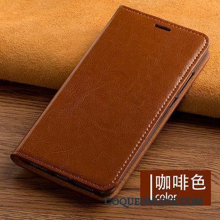 Htc Desire 825 Coque Business Housse Incassable Cuir Véritable Vintage Luxe Étui