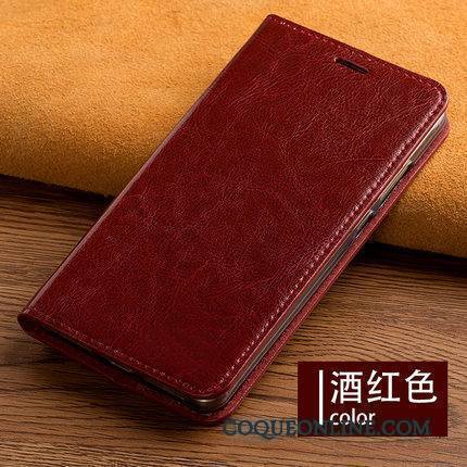 Htc Desire 825 Coque Business Housse Incassable Cuir Véritable Vintage Luxe Étui