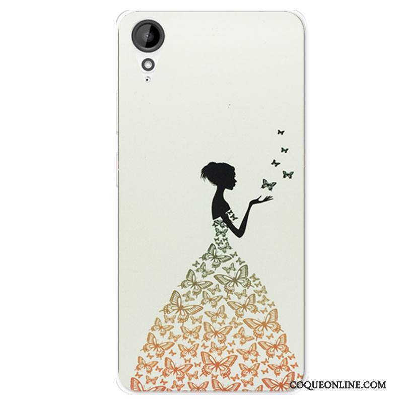 Htc Desire 825 Coque Fluide Doux Silicone Téléphone Portable Dessin Animé Incassable Protection